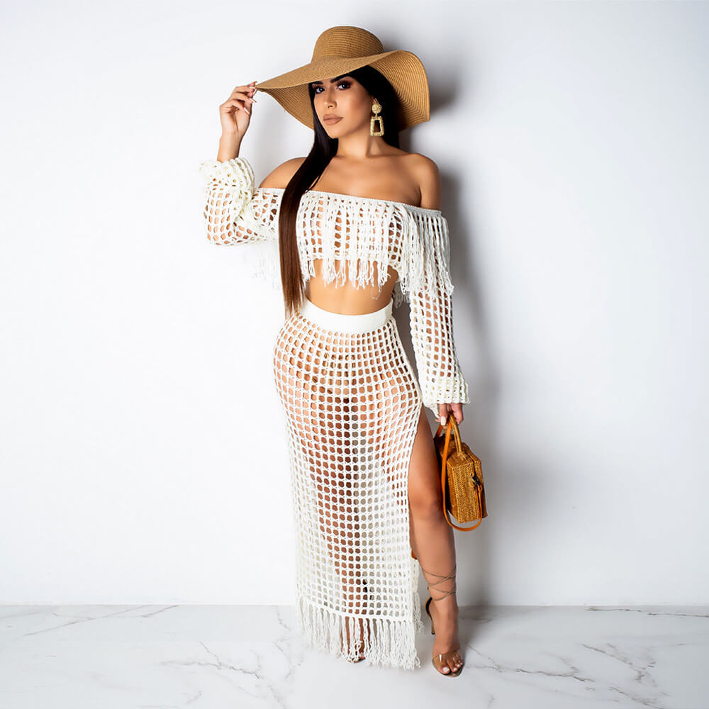 De Elira™ Luxe Cover-Up Set – Boho Chic Herdefinieerd