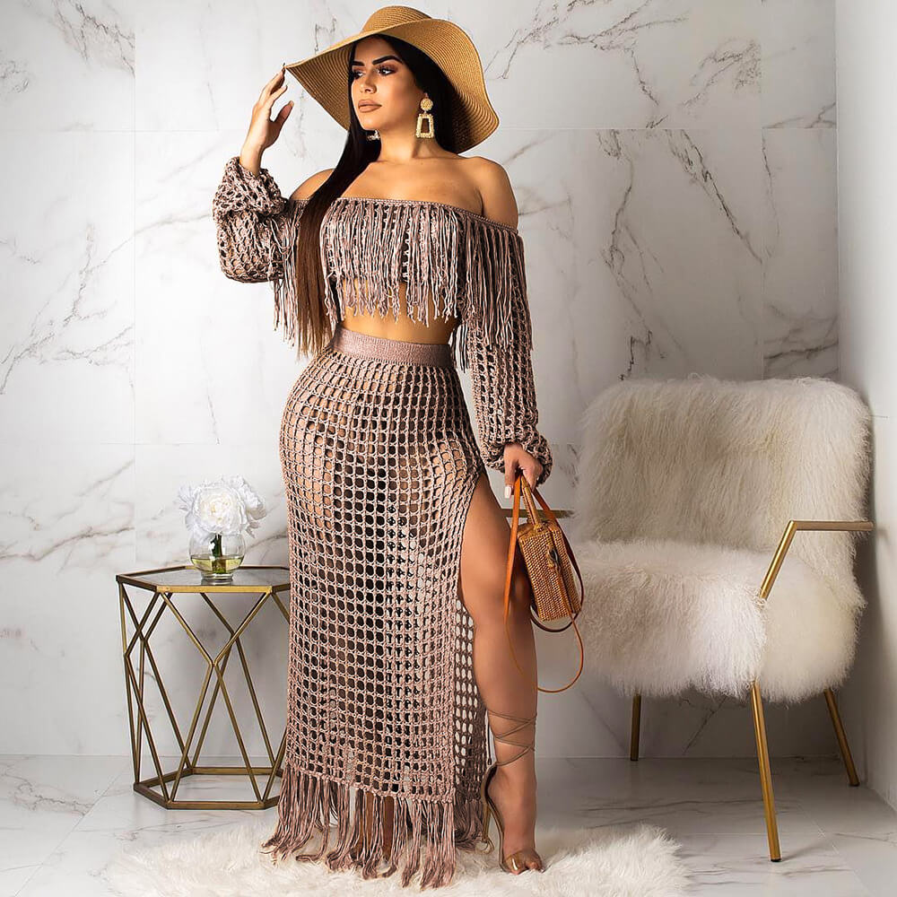 De Elira™ Luxe Cover-Up Set – Boho Chic Herdefinieerd