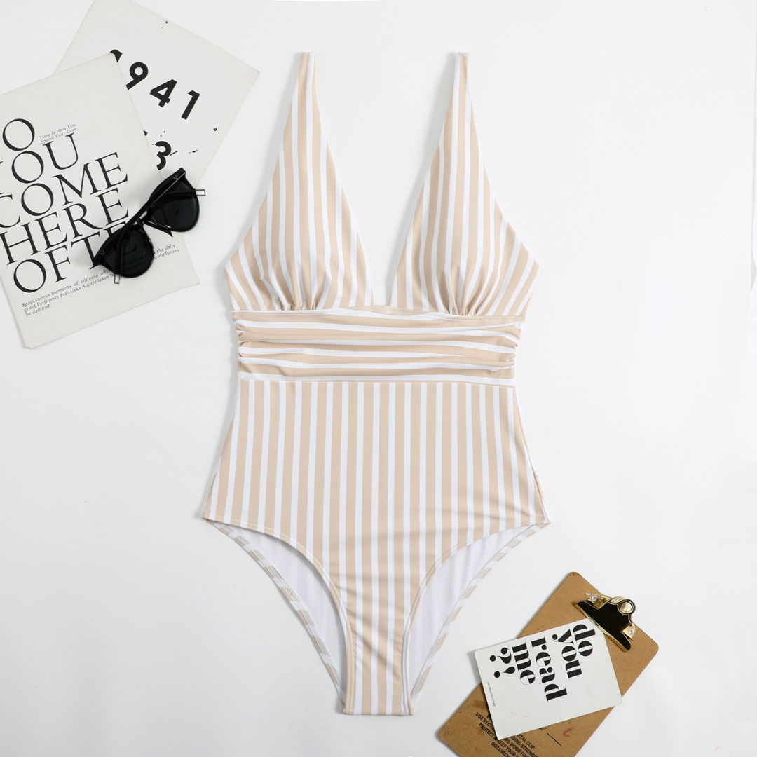 Luxury stripes badpak
