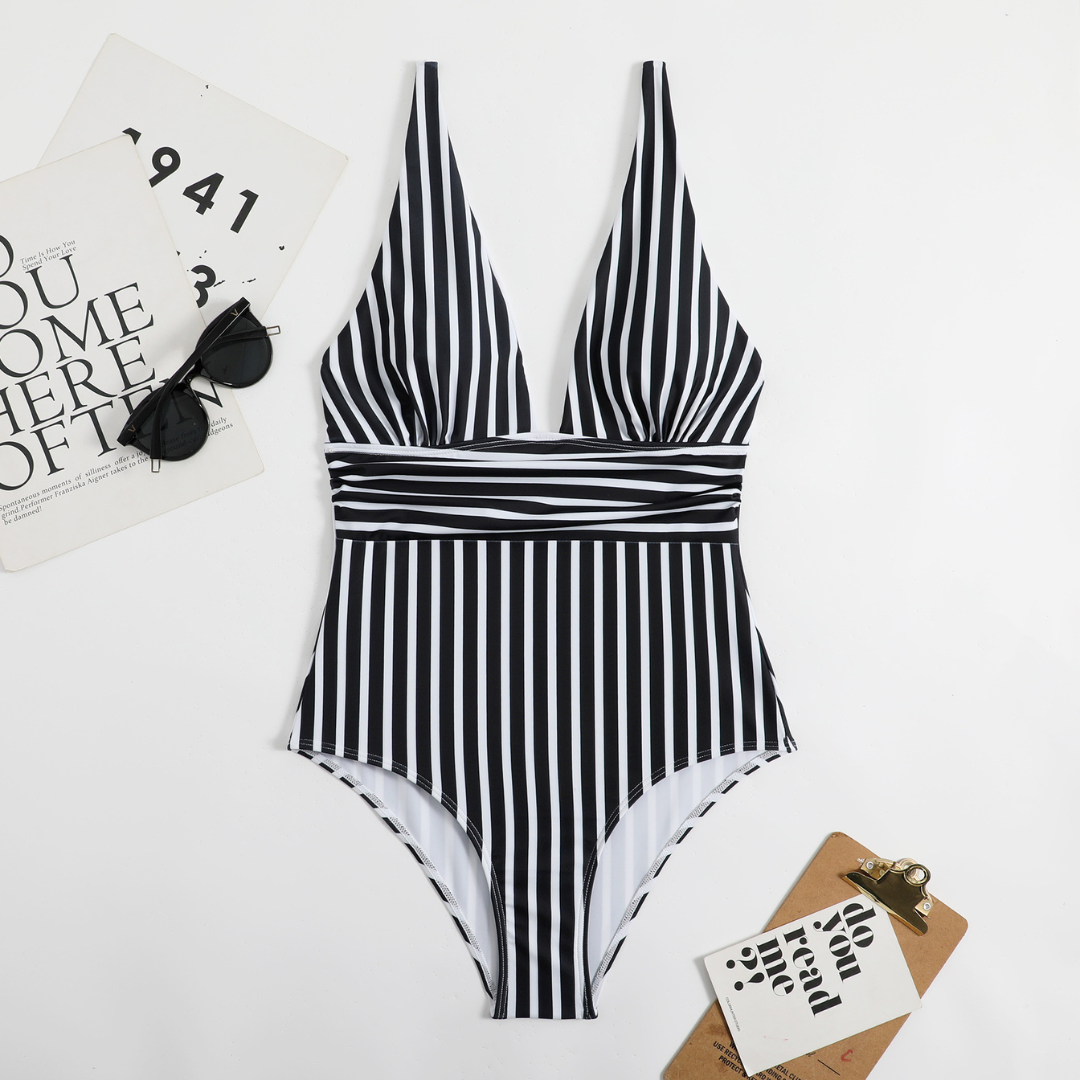 Luxury stripes badpak