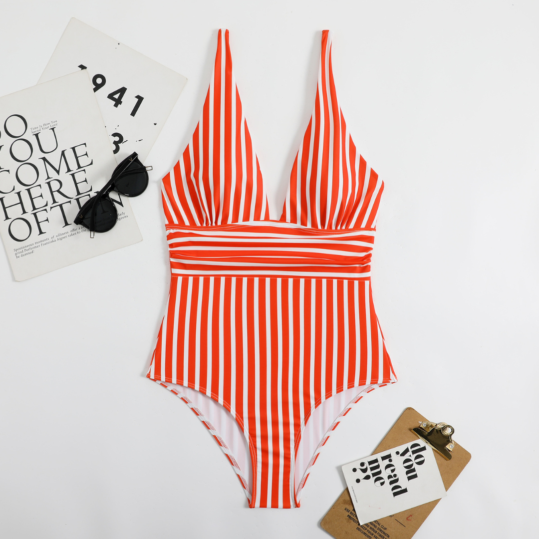 Luxury stripes badpak