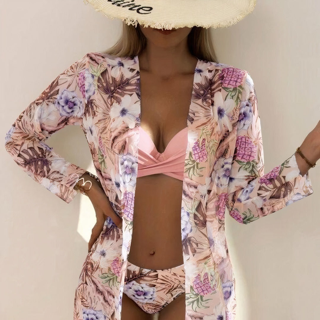 Complete Zomerlook: 3-in-1 Bikini + Kimono (Topseller!)