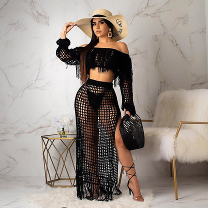 De Elira™ Luxe Cover-Up Set – Boho Chic Herdefinieerd