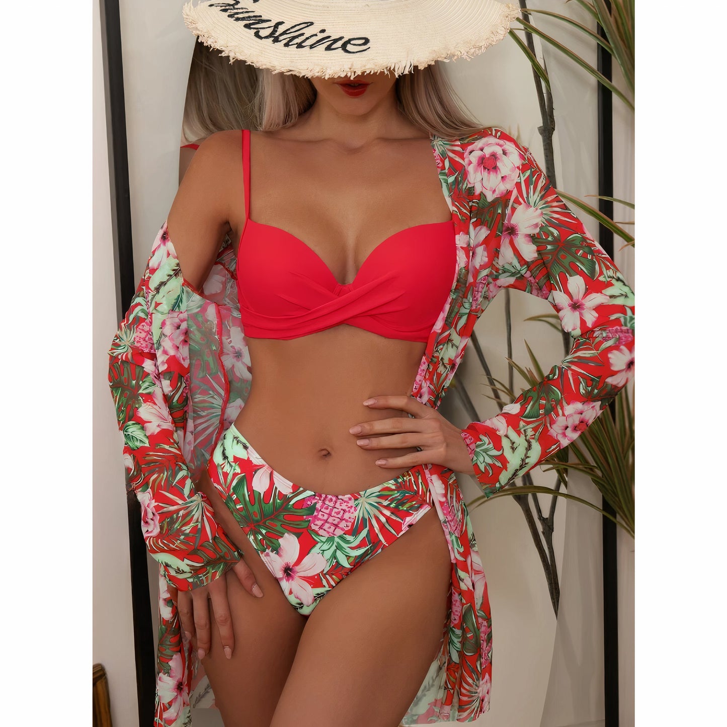 Complete Zomerlook: 3-in-1 Bikini + Kimono (Topseller!)