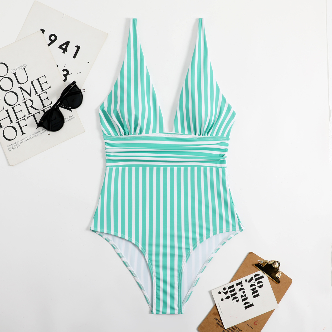 Luxury stripes badpak