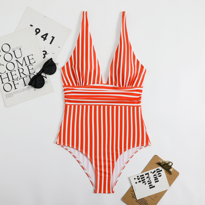 Luxury stripes badpak