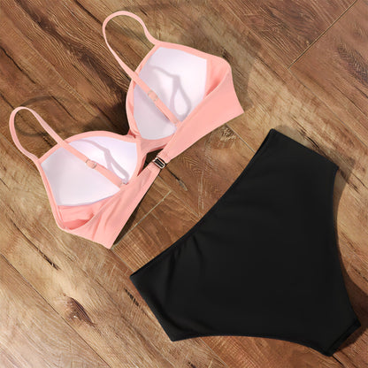 Vrouwelijke Perfectie – Sum-Supply™ Bikini met Hoge Taille & Push-up Top