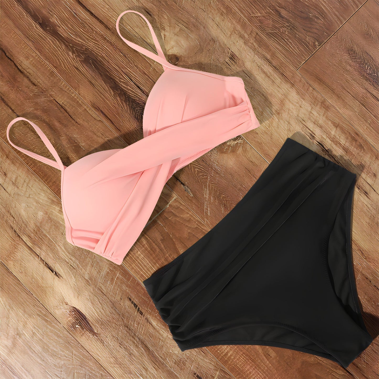 Vrouwelijke Perfectie – Sum-Supply™ Bikini met Hoge Taille & Push-up Top