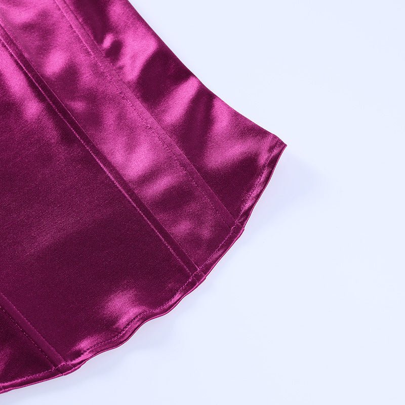 Shaana | Satinlook Strapless Corset Top