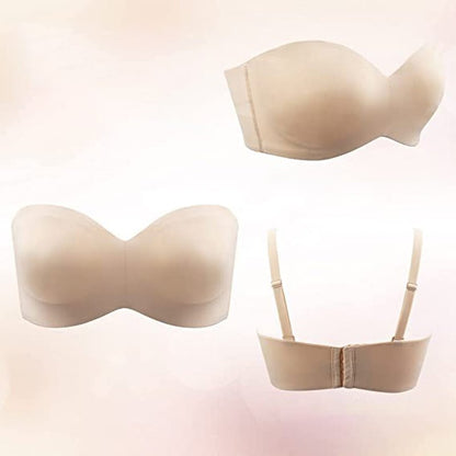 Slipvrije Bandeau-BH met Beugel