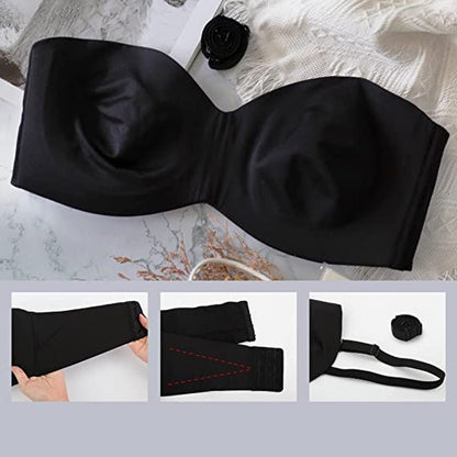 Slipvrije Bandeau-BH met Beugel